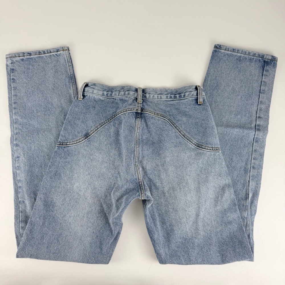 J. Galt Shanghai Medium Wash Button-Fly Straight Leg Jeans